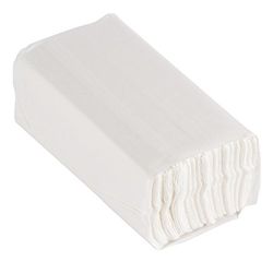 Paquet de 24 serviettes à main blanches pli C Jantex