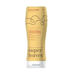 ATTITUDE Nourishing Conditioner for Curly Hair with Moringa Oil, Vegan Detangler and Naturally Derived, 3a, 3b, 3c Curl Type, Provides Lightweight Moisture to Curls, 473 mL
