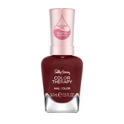 Sally Hansen Colour Therapy Nail Polish, 376 Pause And Reset, Strengthen and Nourish Nails, Infused with Biotin and Argan Oil, 3-in-1 Formula, High-Shine Finish, Salon Quality Results, 14.7ml