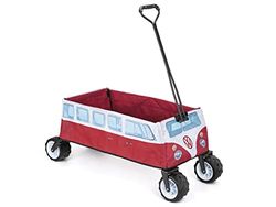 BRISA VW Collection – Volkswagen Bulli Bus T1 XXL vikbar rulle-handtransport-steg-vagn allterräng (Samba Transporter Van)