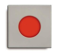 Daisalux Lyra - Lyra Beacon with R LED Red Diffuser Opal 230V Stainless
