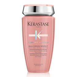 KÉRASTASE Chroma Absolu - Bain Chroma Respect - Shampoing Hydratant Protecteur De Couleur - Acides Aminés & Centella Asiatica - Cheveux Colorés Sensibilisés ou Abîmés - Sans Sulfate - 250 ml