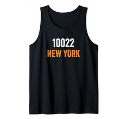 Código Postal 10022 New York Camiseta sin Mangas