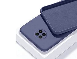 Funda protectora de gel de silicona TPU suave flexible mate ultra suave y fina (azul) compatible con Xiaomi Redmi Note 9T (5G)