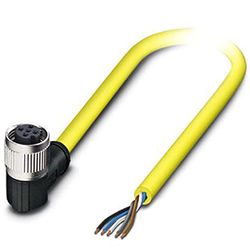 PHOENIX CONTACT SAC-5P-2.0-542/M12FR BK sensor/actuatorkabel, 5-polig, 2 m kabellengte, geel