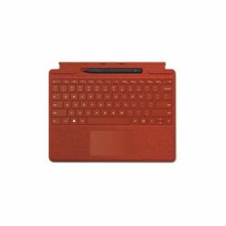 Microsoft Signature with Slim Pen 2 rosso Cover Port QWERTY spagnolo