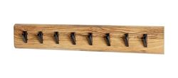 HAKU Mobel Wardrobe Acacia, Black, Solid Wood, Metal - Size: W 90 cm X H 15 cm X D 9 cm, Style: Urban Collective