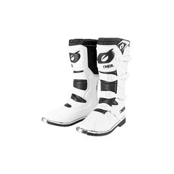 O'NEAL | Motocross Boots | Enduro Motorcycle | Comfort due to Air-Mesh-Insole, adjustable buckles, synthetic material | Boots Rider Pro | Adult | White | Size 49