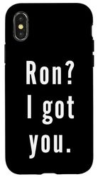 Ron? Ti ho preso. Custodia per iPhone X/XS