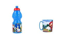 ALMACENESADAN 4692 Pack Sonic Consisting of Microwave Cup 350 ml and Water Bottle 400 ml Reusable Product BPA Free