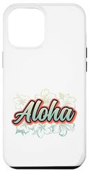 Aloha Hawaii Holiday Surfing Beach Tropical Hibiscus Souvenir Case for iPhone 12 Pro Max