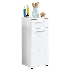 trendteam smart living Comò da Bagno, Bianco, 37 x 87 x 34 cm