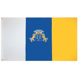 BANDIERA ISOLE CANARIE 150x90cm - BANDIERA CANARIAS IN SPAGNA 90 x 150 cm - AZ FLAG