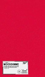 Folia 231020 – en Caoutchouc Mousse – 2 mm d'épaisseur, 20 x 29 cm, 10 Feuilles, Rouge