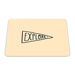 Bonamaison, Rectangle Pop Art Digital Printed Mouse Pad, Non-Slip Base, for Office and Home, Size: 22 x 18 cm