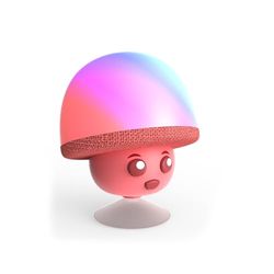 WONDEE - Mob Altoparlante Bluetooth per bambini Waterproof con Ventosa + Luce Notturna Rimozione - Puoi attaccarlo e dare un tocco di luce e musica dove vuoi, regali originali per bambini e ragazze