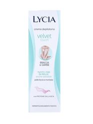 Lycia - Crema Depilatoria Donna Braccia e Gambe, Velvet Touch, Con proteine della seta, 150ml