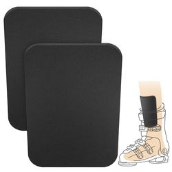 Shupakul 2 st snowboard skenbensskydd – 5 mm tjockt skum skidskydd – skärbar skida benskydd dyna för skidbagageutrymme foder snowboard sport vadderad shin bang-skydd