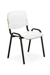 NOWY STYL Silla de visitante Laminado ISO Negro/Blanco