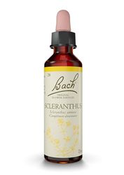 FLEURS DE BACH ORIGINAL - Scleranthus No 28 - Pour plus de facilité de choix - Aide à la prise de décision - Élixir floral naturel pour le bien-être émotionnel - Compte-Gouttes 20ml - Vegan
