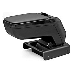 RATI ARMSTER 2 Apoio de braço preto específico para Renault Twingo III (2014-), com compartimento de armazenamento e compatível