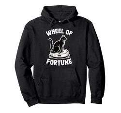 Wheel Of Fortune Robot Vacuum Cleaner Funny Cat Pullover Hoodie