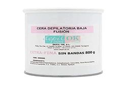 DEPIL OK Lattina Cera Extra Fine (Senza Strisce) 800 g, Unico, Standard