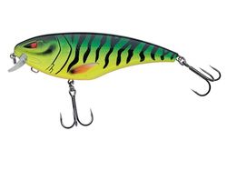 Berkley Zilla Flanker, leurre Wobbler à Faible Profondeur, Crankbait Flottant Lent avec système Klip Lok®, Lancer de précision avec Rampe de Poids, Profondeur de plongée 1-2m, 11cm, Golden Zander
