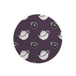 Questo Casa, Round Digital Printed Mouse Pad, Non-Slip Base, for Office and Home, Diameter:22cm