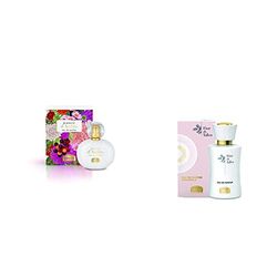 Helan, Profumo Donna Bianco d'Ambra, Eau De Parfum Lunga Durata, 50 ml, Made in Italy, Durata 4-5 Ore &, Fior di Talco, Profumo Donna, Eau De Parfum, 50 ml