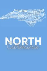 State of North Carolina Journal Notebook Gift