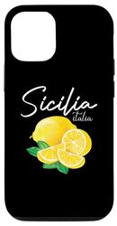 Carcasa para iPhone 13 Sicilia Italia Limón Retro Orgulloso Italia Sicilia Souvenir