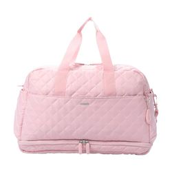 TOTTO - Bolso Pañalera Bebé, Modelo Babybao 2.0, Bolsa Bebé Hospital, Bolsillo Porta Biberones y Chupetes, Bolsas Multiusos Extraíbles, Cambiador Pañales, Correa Hombro Removible, Color Peachskin