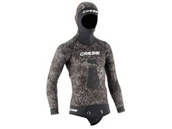 Cressi Men's Cressi Tracina Jacket 7mm Apnoe Diving Suit Mimetic Large, Dark Digital Spectre Pat Tarnung 7mm, L UK