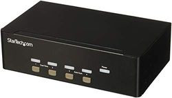 StarTech.com 4-poorts VGA KVM-switch - Dual VGA - Hot-key & Audio Support - KVM-switch van 1920x1200 - KVM-videoschakelaar (SV431DVGAU2A)