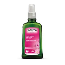 Weleda - Óleo corporal suave, melhora a elasticidade, lisa e suaviza a pele, com rosa 100 % natural e óleo de jojoba, absorção rápida - 100 ml