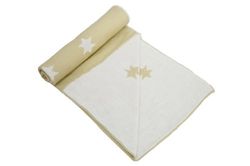 Cuddles Collection Star Couverture Café Crème