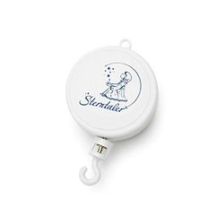Sterntaler Musikmekanism O you dear Augustin!, Lämplig från födseln, mobil, 10 x 7 x 2,2 cm, vit