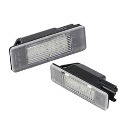 AutoStyle v-032002 Luz de placa de matrícula LED sobre mesure-/Peut divers-version 2, preto