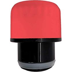 NERTHUS 632 FIH-Tapon Color Rojo, Acero Inoxidable 18/8, Compatible con Botellas de 350 ml y 500 ml