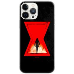 ERT GROUP mobiltelefonfodral för Iphone 13 PRO MAX originalt och officiellt licensierat Marvel mönster Black Widow 009 Vit optimalt anpassad, fodral tillverkad av TPU-plast