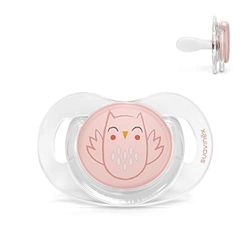 Suavinex, Chupete para Bebés de 0-6 Meses. Chupete con Tetina Fisiológica de Silicona SX Pro. Tetina más Plana y Flexible. Bonhomia, Rosa