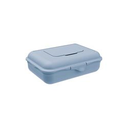 Rotho Babydesign Doos voor vochtige doekjes, blauw, 1,25 l, grote opbergdoos voor vochtige doekjes, babydoekjes en reinigingsdoekjes, navulbare, luchtdichte dispenser voor vochtige doekjes, voor thuis