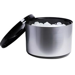 Drinkstuff - Cubo para hielo, Plástico(efecto Aluminio), 10 Litros
