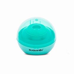 Suavinex, Duccio bärbar napp sterilisator. Steriliserad med ultraviolett UV-ljus. Steriliserad på 3 minuter. USB- eller batteridriven. Eliminerar 99% av bakterierna. Färg grön