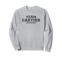 Team Cartier | Apellido familiar orgulloso, regalo de apellido Sudadera