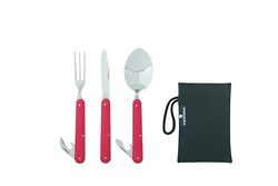 Ferrino Clip Cutlery Set de talheres de campismo e caminhadas, adultos unissexo, 0, tamanho único