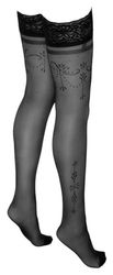 Cottelli Legwear Stockings Without Stockings-25206211621 Black 3