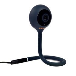 BÉABA, Zen Connect Babyfoon, Full HD 1090p, walkietalkie, groot bereik, mobiele verbinding en wifi, wifi, flexibele schacht, nachtblauw