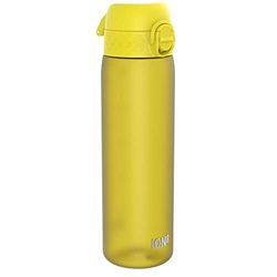 Ion8 Borraccia a Prova di Perdite, 500ml, Facile da Aprire, Serratura Sicura, Lavabile in Lavastoviglie, Senza BPA, Maniglia per il Trasporto, Adatta a Portabicchieri, Facile Pulizia, Giallo